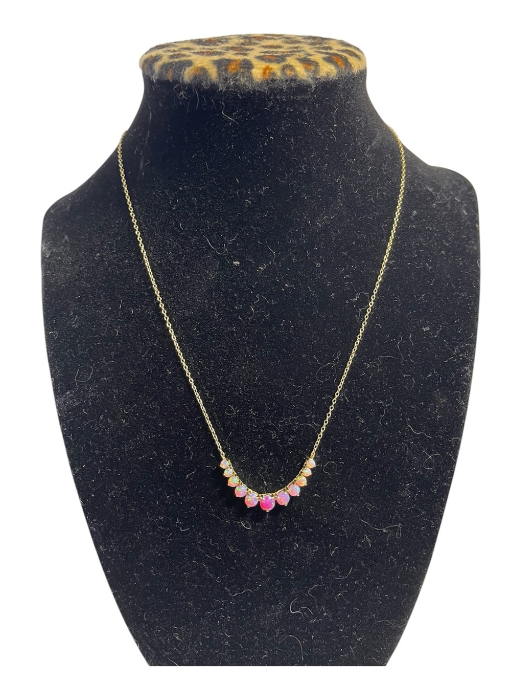 La Kaiser Pink Opal Ombre Cascade Necklace - NWT **